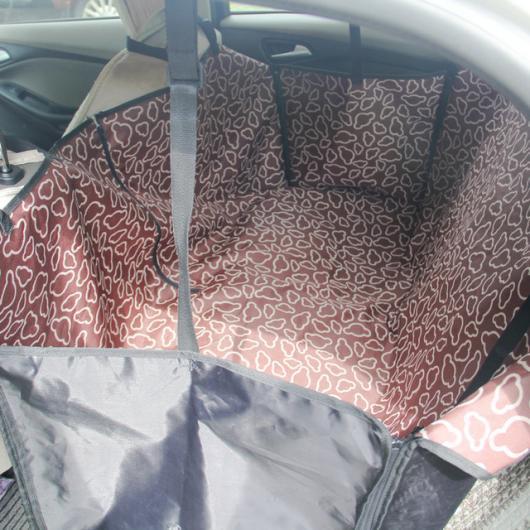 ペット用品 バック ダブルシート 犬 カー シート カバー 防水 ハンモック 折りたたみ マット coffee printing カラーa ワンサイズ AL-AA-2648 カラーa ワンサイズ AL