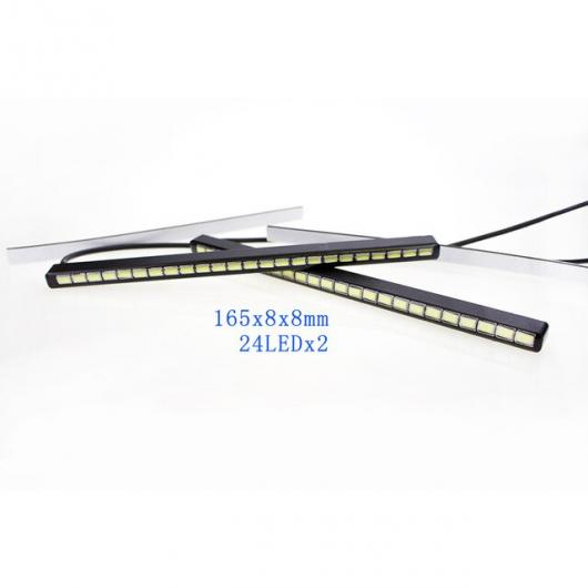 2ԡ ե SMD ǥ ˥󥰥饤 LED ȥåץǥ饤ȼư DRL ե  12V BD 24 LED DRL SMD 5630 red AL-BB-1105 AL