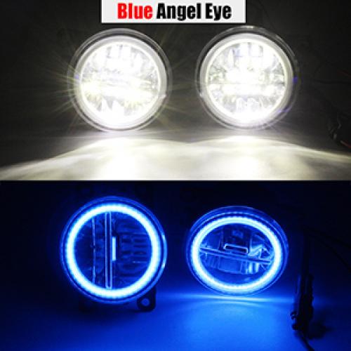 H11 LED  ե 饤 DRL 4000LM 󥸥 ǥ˥ 12 240V  ʥХ åȥȥå D40 2005-2012 Blue Angel Eye AL-BB-1694 AL