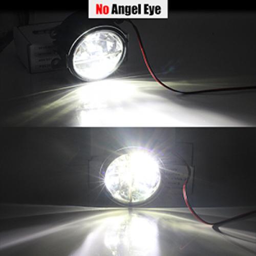 H11 LED  ե 饤 DRL 4000LM 󥸥 ǥ˥ 12 240V  ʥХ åȥȥå D40 2005-2012 No Angel Eye AL-BB-1694 AL