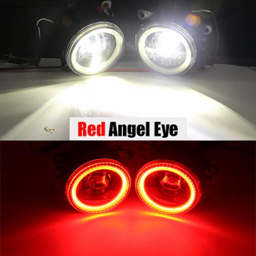  ʥХ åȥȥå D40 4000LM H11 LED ե 饤  DRL 12V 2005 2006 2007 2008 2009 2010 2011 2012 Red Angel Eye AL-BB-1754 AL