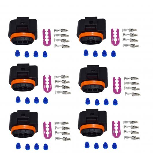 ˥å󥳥륳ͥåȥϡͥץ饰 ֥ ǥ VW A3 A4 A5 A6 A8 ӡȥ 6 Kits of Plug Seals AL-CC-3283 AL