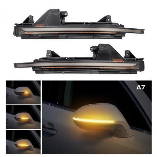 󥫡 2ԡ LED ե  ꥢ ӥ塼 ʥߥå 󥷥 ߥ顼 󥫡 Ŭ: ǥ/AUDI A3 S3 RS3 A6 C7 RS6 Q5 SQ5 Q7 SQ7 ǥ A7 AL-II-1719 AL