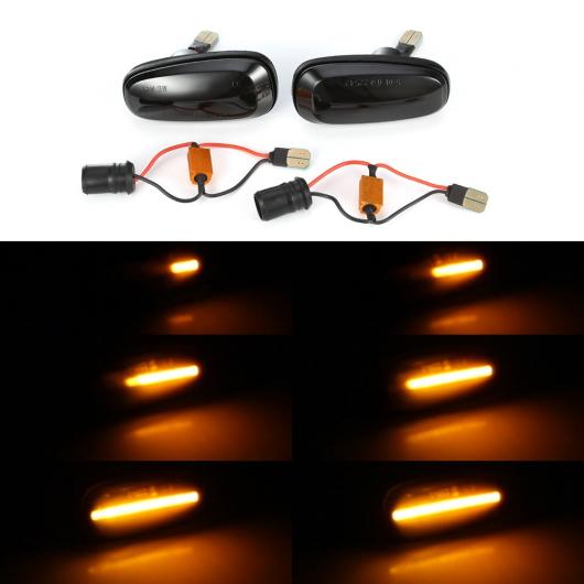 ウインカー 2ピース イエロー LED ウインカー ダイナミック サイド マーカー シーケンシャル ライト 適用: オペル/OPEL アストラ G 1998-2009 ザフィーラ A 1999-2005 シーケンシャル AL-II-1887 AL