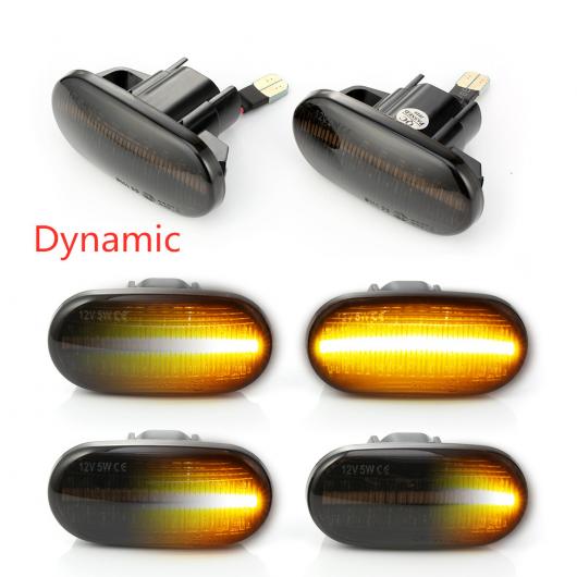 ウインカー 2ピース LED ダイナミック サイド マーカー ライト シーケンシャル ウインカー アンバー 適用: ホンダ シビック デルソル S2000 アキュラ/ACURA インテグラ シーケンシャル AL-II-2067 AL