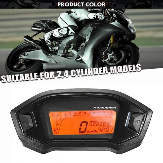 バイク部品 ユニバーサル オートバイ LCD デジタル スピード