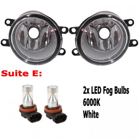 ѥ饤ȡ Ŭ: ȥ西 RAV4 󥬡 2009-2012 9LED ե饤 H11 H8 12V 55W ϥ LED ե إå  E AL-KK-7679 AL