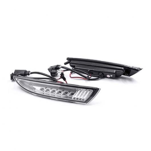 ѥ饤 2ԡ ꥢ  2in1 ե ʥߥå С 󥷥ʥ饤 ۥ磻 LED ݥ 饤 Ŭ: VW å 2008-2013 ꥢ AL-MM-5486 AL