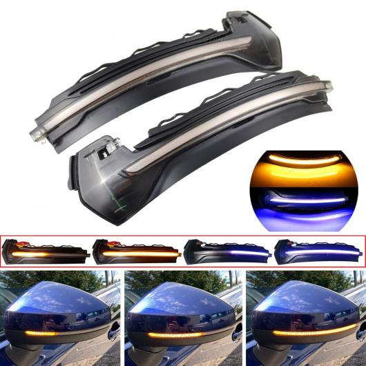 ѥ饤 LED ʥߥå 󥷥ʥ饤   ߥ顼  Ŭ: ǥ/AUDI A3 8V S3 RS3 S 2013 2014 2015 2016 2017 2018 2019 2020 ʥߥå  ֥롼 AL-MM-8515 AL