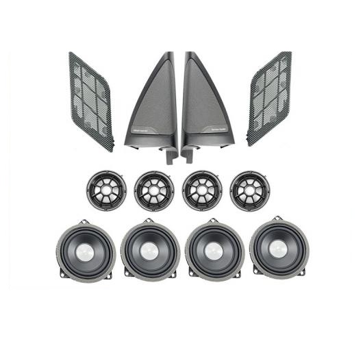 車部品 適用: BMW X3 G01 スピーカー ミュージック サウンド ホーン ハイ 周波数 HIFI ツイーター ミッドレンジ イン 8インチ サブウーファー スピーカー カバー G01 8スピーカー 4カバー 12V AL-NN-9279 AL