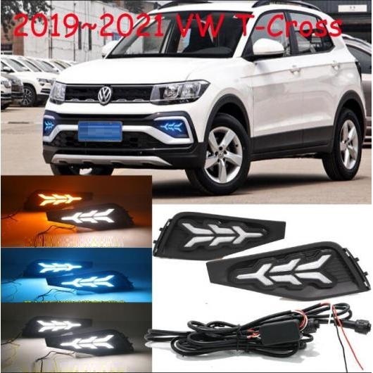 ѥ饤 Хѡ إåɥ饤 Ŭ: T- ǥ 饤 2019-2021 DRL LED إåɥ ե 1 ۥ磻  ֥롼 VW T  2019-2021 AL-OO-0005 AL