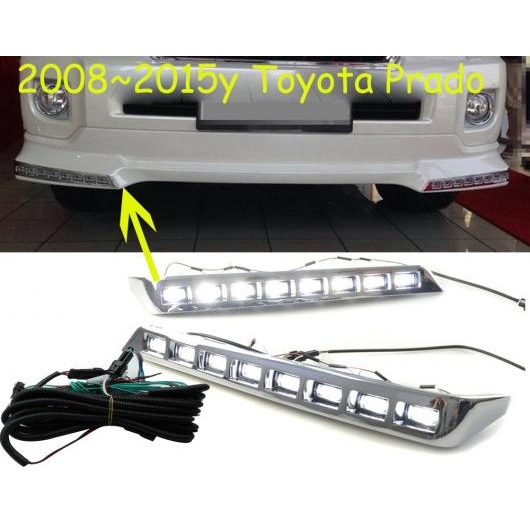 ѥ饤 Хѡ ץ 롼 LC200 إåɥ饤 ǥ 饤 2008-2015 LED DRL إåɥ ե ۥ磻 ȥ西 롼 LC200 2008-2015 륤LED AL-OO-0148 AL