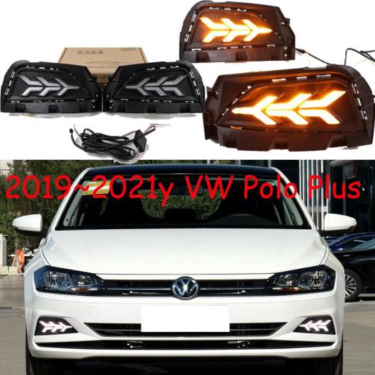 ѥ饤 Хѡ VW ݥ إåɥ饤 Ŭ: ץ饹 ǥ 饤 2019-2021 LED DRL إåɥ ե ۥ磻   VW ݥ ץ饹 2019-2021 륤LED AL-OO-0149 AL
