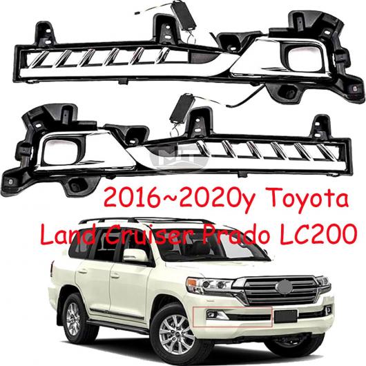 ѥ饤 Хѡ ץ 롼 LC200 إåɥ饤 ǥ 饤 2016-2020 LED DRL إåɥ ե ۥ磻 ȥ西 롼 LC200 2016-2020 륤LED AL-OO-0246 AL