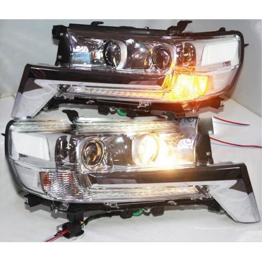 ѥ饤 2ԡ إå   Ŭ: 롼 LC200 2016 LED إåɥ饤 DRL ǥ˥󥰥饤 BI-Υ HID ꡼ إåɥ饤 2ԡ ȥ西 ɥ롼 LC200 2016 AL-OO-0372 AL