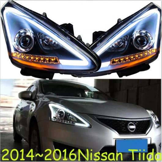 車用ライト 2ピース ヘッド ライト 適用: ティーダ ヘッドライト 2008-2010/2011-2015 MICRAT DRL HI LO HID キセノン 2012-2015 日産 ティーダ マイクラ ヘッドライトバルブなし AL-OO-0387 AL