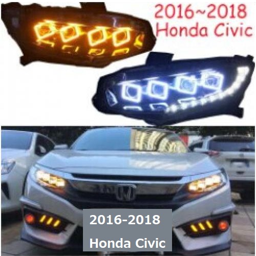 ѥ饤 2ԡ Хѡ  Ŭ: ӥå 10 إåɥ饤 DRL 2016 2017 2018 LED ˥ 饤 BI-Υ ӡ ե ǥ1 ۥ ӥå 2016-2018 AL-OO-0406 AL