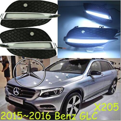 ѥ饤 2ԡ Хѡ  Ŭ: 륻ǥ ٥ GLC X205 2015 2016 LED DRL ǥ ˥ 饤 ǥ饤  󥫡 ۥ磻 륻ǥ ٥ 2015-2016 GLC X205 AL-OO-0534 AL