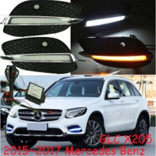 ѥ饤 2ԡ Хѡ  Ŭ: 륻ǥ ٥ GLC X205 2015 2016 LED DRL ǥ ˥ 饤 ǥ饤  󥫡 ۥ磻   륻ǥ ٥ 2015-2016 GLC X205 AL-OO-0534 AL