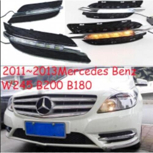 車用ライト EMS DRL キット 適用: ベンツ W245 B クラス B180 B150 B170 B200 2008 2009 2010 LED バンパー デイタイム ランニング ライト デイライト ホワイト イエロー ターン W245 2008-2010 B180 B150 B170 B200 AL-OO-0583 AL