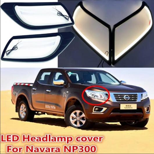 ѥ饤 1å LED ǥ ˥ 饤 Ŭ:  ʥХ NP300 2014-2016 ե ե DRL Хѡ ۥ磻  ʥХ 2014-2016 AL-OO-0650 AL