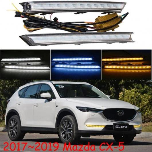 ѥ饤 1å إåɥ饤 Ŭ: ޥĥ CX-5 ǥ 饤 CX5 CX 5 2017-2019 LED DRL إåɥ ե ۥ磻 ֥롼 ޥĥ CX-5 2017-2019 AL-OO-0678 AL