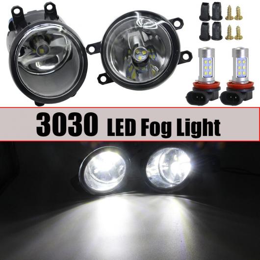 ѥ饤 4000lm ե饤 LED ǥӥ  DRL H11 12V  Ŭ: ȥ西 RAV4 ϥ    ɥ  ꥹ å ץꥦ 3030 LED AL-OO-0936 AL