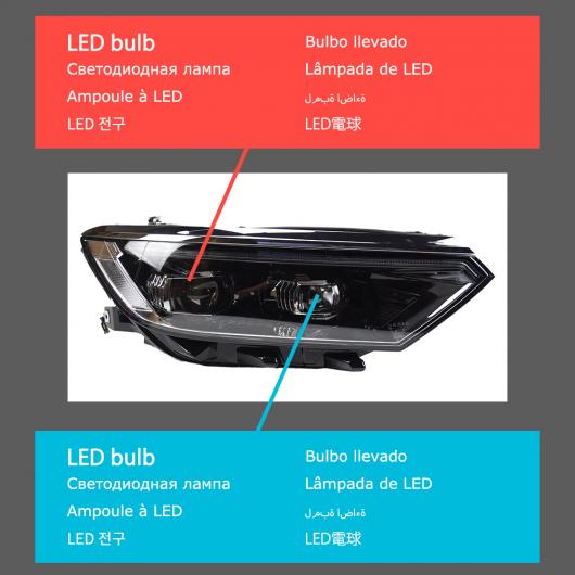 ѥ饤 إå  Ŭ: VW ѥ B8 LED إåɥ饤 2016-2019 إåɥ饤 ѥ B8 DRL 󥫡 ϥ ӡ 󥸥  ץ  ե LED AL-OO-7762 AL