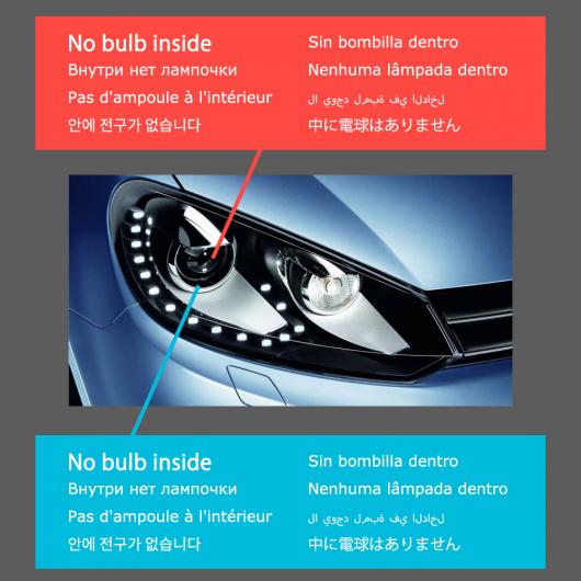 ѥ饤 إå  Ŭ: VW  6 LED إåɥ饤 2009-2012 إåɥ饤 R20 DRL 󥫡 ϥ ӡ 󥸥  ץ  Х֤ʤ AL-OO-7765 AL