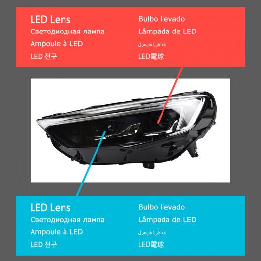 ѥ饤 إå  Ŭ: ڥ/OPEL ӥ奤å/BUICK ꡼ LED إåɥ饤 2017-2021 إåɥ饤 ꡼ DRL 󥫡 ϥ ӡ 󥸥  ץ  6000K LED å ե LED AL-OO-7772 AL