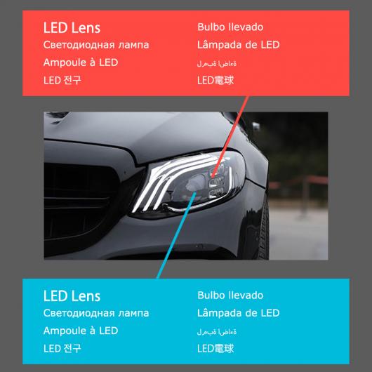 ѥ饤 إå  Ŭ: 륻ǥ٥ W213 LED إåɥ饤 2016-2021 إåɥ饤 E200 E260 E300 DRL 󥫡 ϥ ӡ 󥸥  ץ  ե LED AL-OO-7792 AL