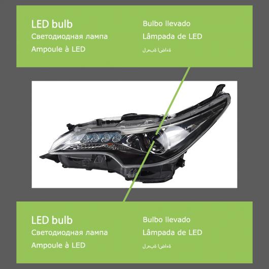 ѥ饤 إå  Ŭ: ե LED إåɥ饤 2016-2021 إåɥ饤 ե DRL 󥫡 ϥ ӡ 󥸥  ץ   LED إåɥ饤 AL-OO-7853 AL