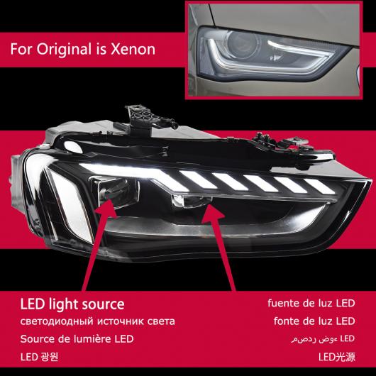 ѥ饤 إå  Ŭ: ǥ/AUDI A4 LED إåɥ饤 2013-2016 إåɥ饤 RS4 B9 DRL 󥫡 ϥ ӡ 󥸥  ץ  Υ AL-OO-7879 AL