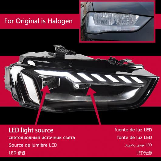 ѥ饤 إå  Ŭ: ǥ/AUDI A4 LED إåɥ饤 2013-2016 إåɥ饤 RS4 B9 DRL 󥫡 ϥ ӡ 󥸥  ץ  ϥ AL-OO-7879 AL