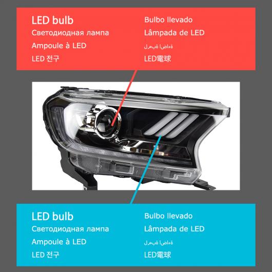 ѥ饤 إå  Ŭ: ե/FORD 󥸥㡼 LED إåɥ饤 2016-2021 إåɥ饤 󥸥㡼 DRL 󥫡 ϥ ӡ 󥸥  ץ  ե LED AL-OO-7942 AL