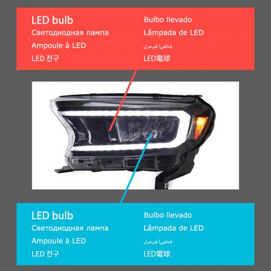 ѥ饤 إå  Ŭ: ե/FORD 󥸥㡼 LED إåɥ饤 2016-2021 إåɥ饤 󥸥㡼 DRL 󥫡 ϥ ӡ 󥸥  ץ  ե LED AL-OO-8047 AL