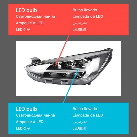 ѥ饤 إå  Ŭ: ե/FORD ե LED إåɥ饤 2019 إåɥ饤 ե DRL 󥫡 ϥ ӡ 󥸥  ץ  ե LED AL-OO-8074 AL