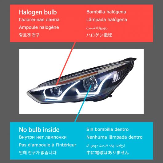 ѥ饤 إå  Ŭ: ե/FORD ե LED إåɥ饤 2015-2017 إåɥ饤 ե DRL 󥫡 ϥ ӡ 󥸥  ץ  Хִޤޤʤ AL-OO-8075 AL