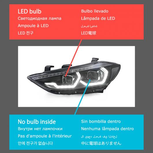 ѥ饤 إå  Ŭ: ҥ//HYUNDAI ȥ LED إåɥ饤 2016-2020 إåɥ饤 ȥ DRL 󥫡 ϥ ӡ 󥸥  ץ  A AL-OO-8081 AL