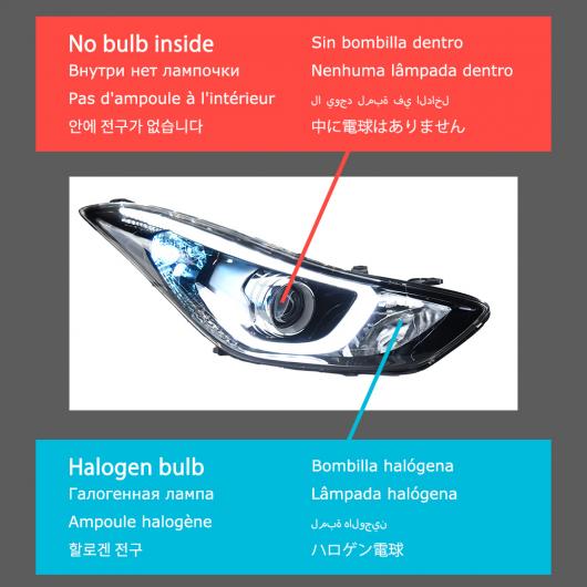 ѥ饤 إå  Ŭ: ҥ//HYUNDAI ȥ LED إåɥ饤 2011-2016 إåɥ饤 ȥ DRL 󥫡 ϥ ӡ 󥸥  ץ  Хִޤޤʤ AL-OO-8085 AL