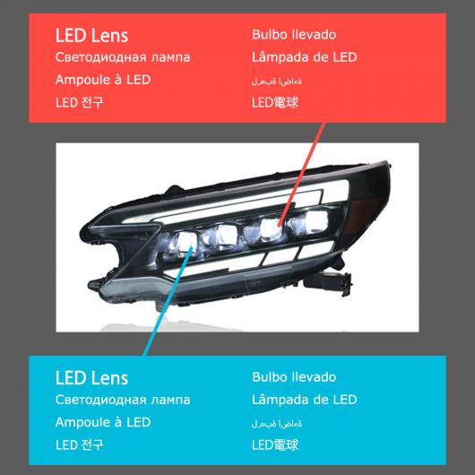 ѥ饤 إå  Ŭ: ۥ CR-V LED إåɥ饤 2012-2014 إåɥ饤 CRV DRL 󥫡 ϥ ӡ 󥸥  ץ  ե LED AL-OO-8111 AL