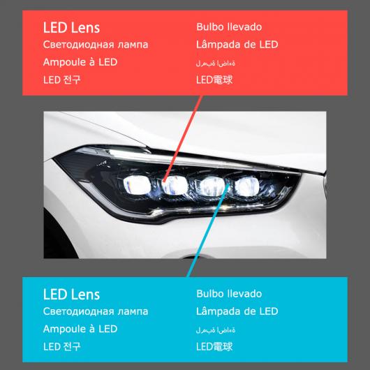 ѥ饤 إå  Ŭ: BMW X1 LED إåɥ饤 2016-2019 إåɥ饤 F48 F49 DRL 󥫡 ϥ ӡ 󥸥  ץ  001 AL-OO-8136 AL