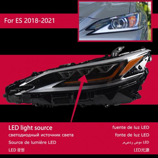ѥ饤 إå  Ŭ: 쥯 ES300 LED إåɥ饤 2018-2021 إåɥ饤 ES250 ES350 DRL 󥫡 ϥ ӡ 󥸥  ץ  2017-2021 AL-OO-8149 AL