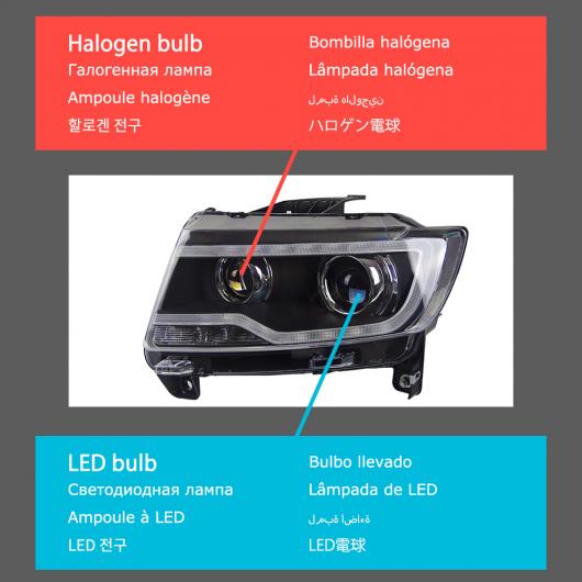 ѥ饤 إå  Ŭ: /JEEP ѥ LED إåɥ饤 2011-2016 إåɥ饤 ѥ DRL 󥫡 ϥ ӡ 󥸥  ץ  LED AL-OO-8159 AL