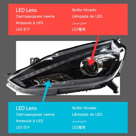 ѥ饤 إå  Ŭ:   ȥ LED إåɥ饤 2016-2018 إåɥ饤  DRL 󥫡 ϥ ӡ 󥸥  ץ LED Х AL-OO-8176 AL