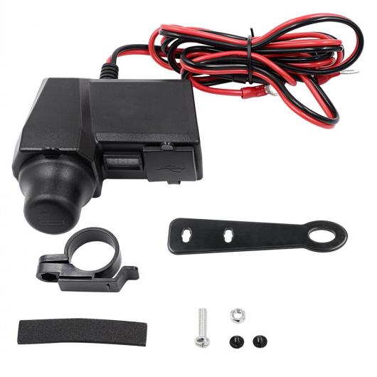 Х 10-24V ȥХ ǥ奢 USB Ű 㡼㡼  3.4A 5V USB 㡼㡼 / å ABS ץ饹å ȥХ  ꡼ ֥å AL-RR-3809 AL