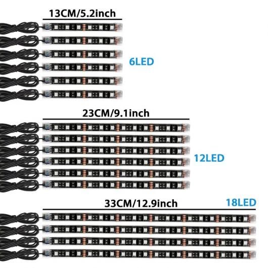 Х 16X ȥХ RGB LED ɿ  饤 ȥå ͥ å APP/⡼ E AL-SS-0723 AL