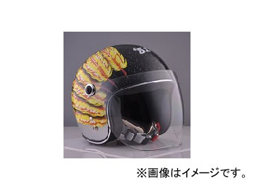 72JAM JET HELMET åȥإå JAM CUSTOM PAINTING LadiesKids Feather JET Yellow IWK-05 JAN4562286791042