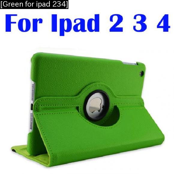 iPad iPad 2/3/4  PU쥶 ǥץ쥤360ٲž С [Green for ipad 234] AL-AA-2963 AL