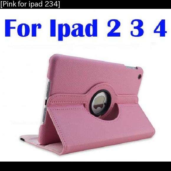 iPad iPad 2/3/4  PU쥶 ǥץ쥤360ٲž С [Pink for ipad 234] AL-AA-2967 AL